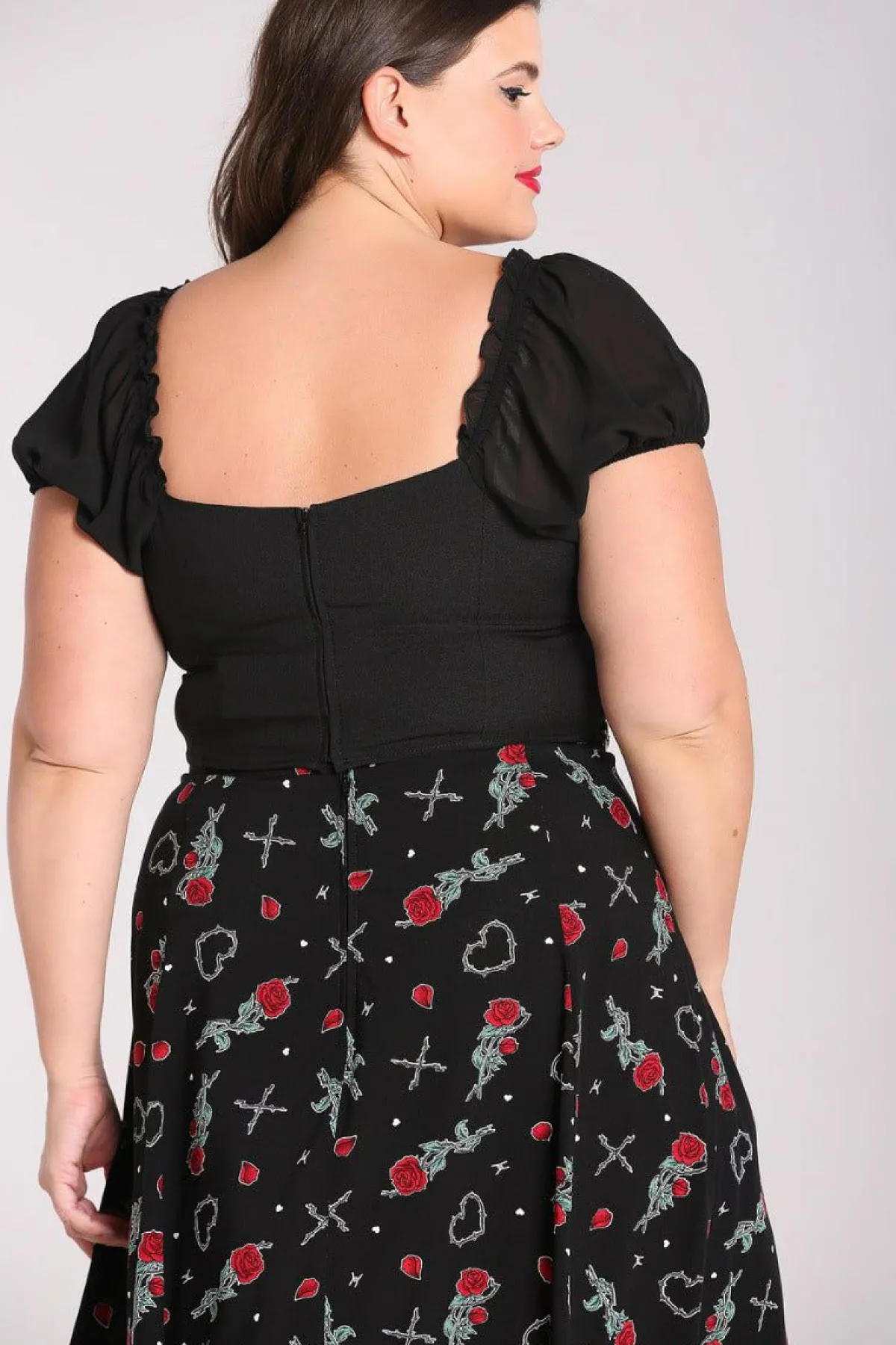 Women Hell Bunny Crop Tops<Tifa Crop Top