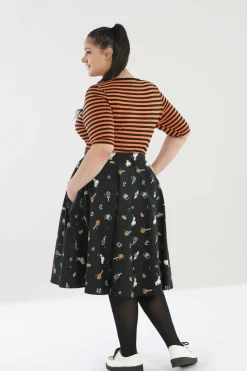 Women Hell Bunny Midi Skirts<Trick Or Treat 50'S Skirt