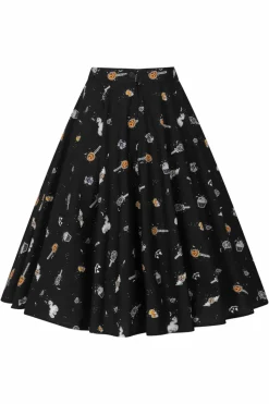 Women Hell Bunny Midi Skirts<Trick Or Treat 50'S Skirt