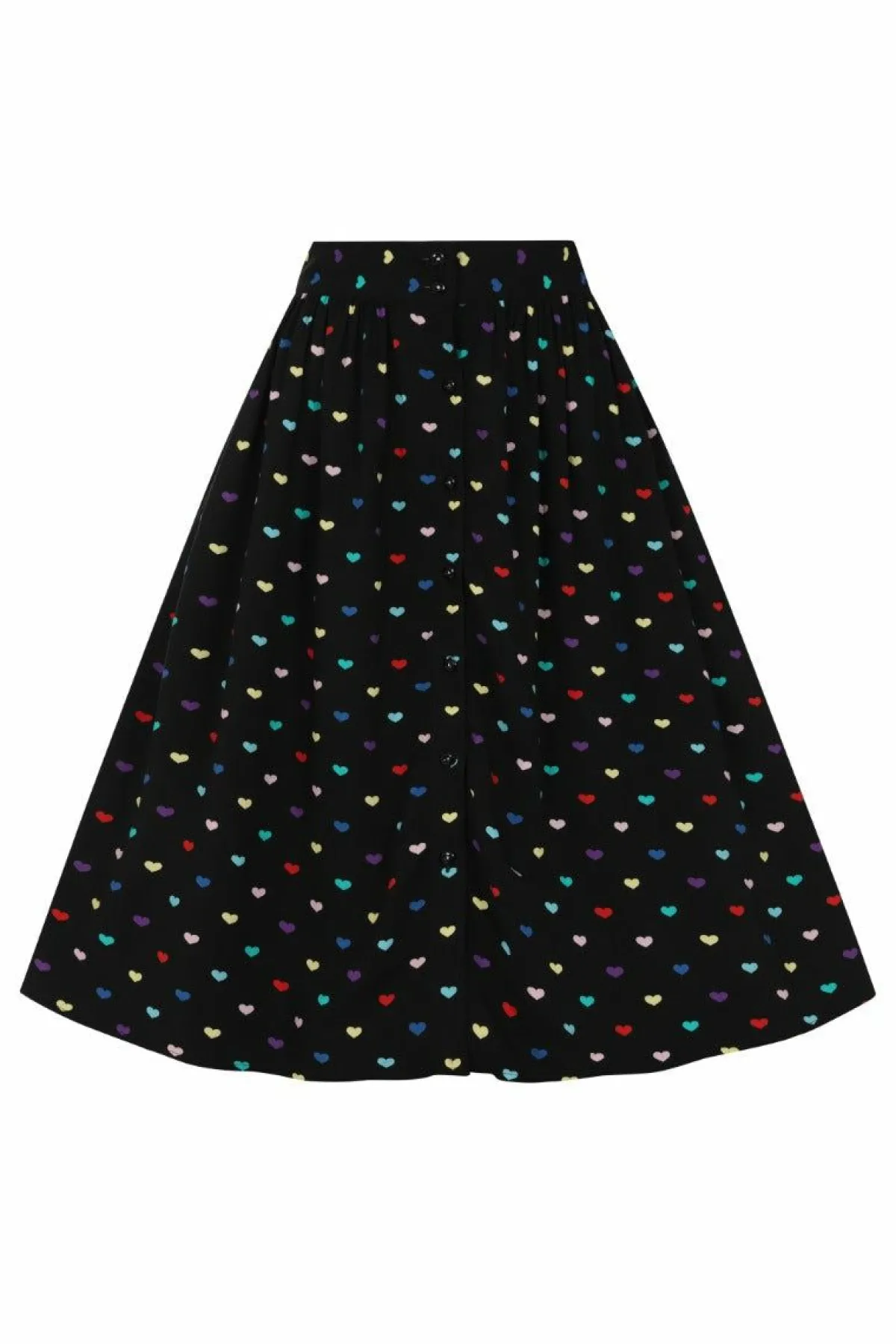 Women Hell Bunny Midi Skirts<True Love Skirt