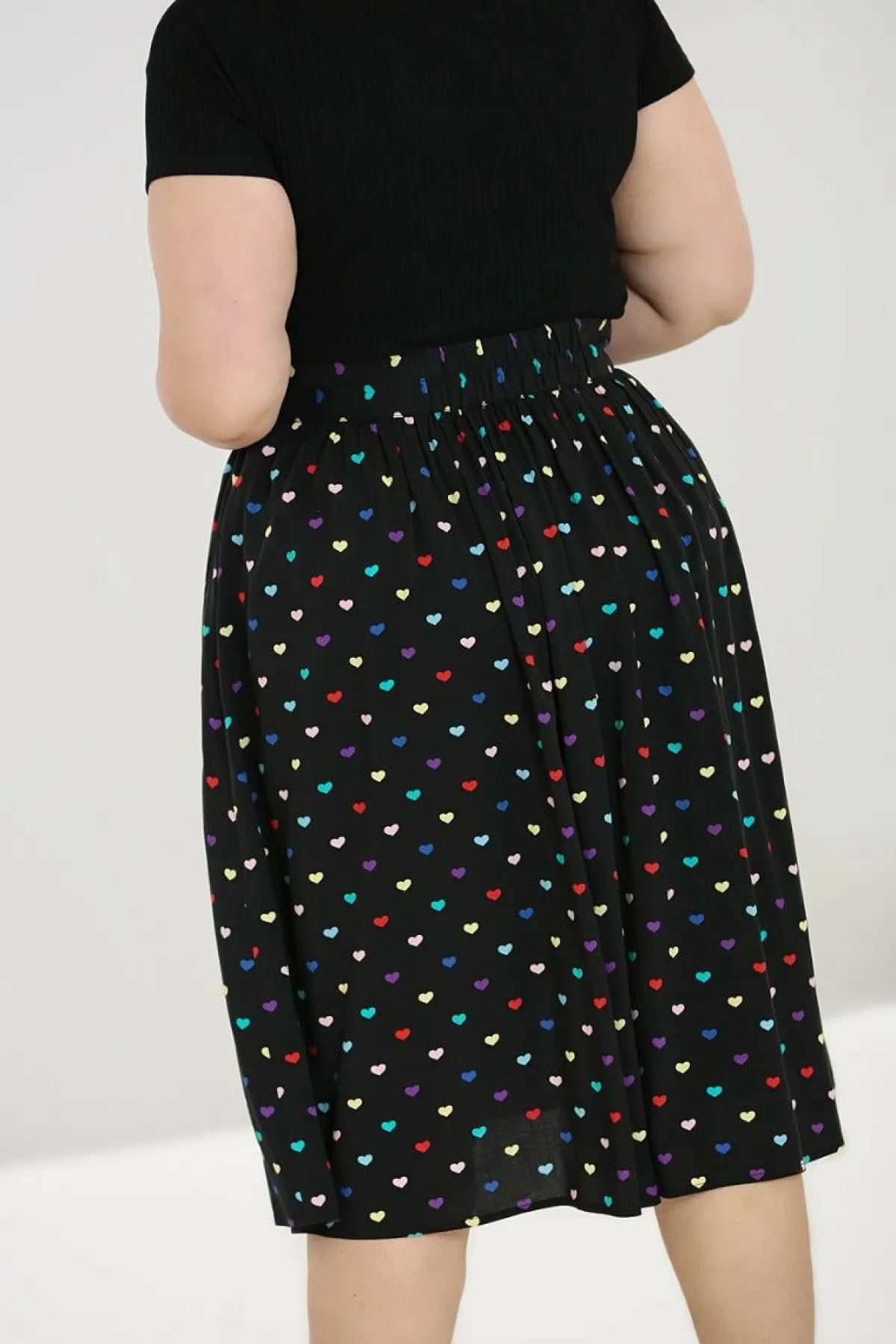 Women Hell Bunny Midi Skirts<True Love Skirt