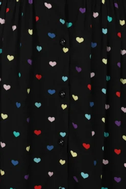 Women Hell Bunny Midi Skirts<True Love Skirt