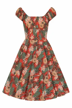 Women Hell Bunny Midi Dresses<Ukulele Dress Sale