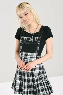 Women Hell Bunny Mini Dresses<Vernon Pinafore Dress