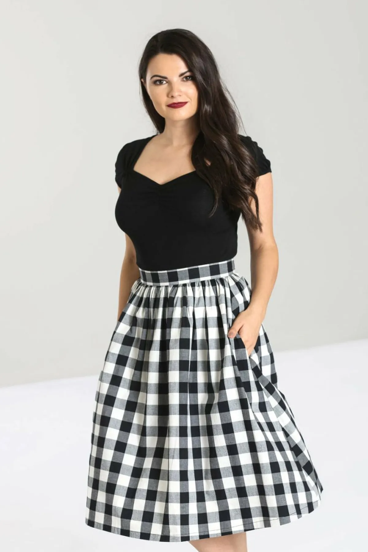 Women Hell Bunny Midi Skirts<Victorine 50'S Skirt Plus Size
