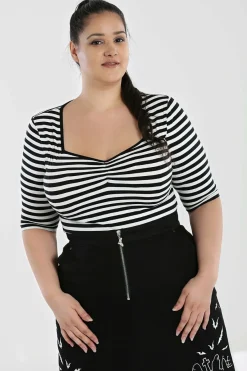 Women Hell Bunny Knitted Tops<Warlock Top