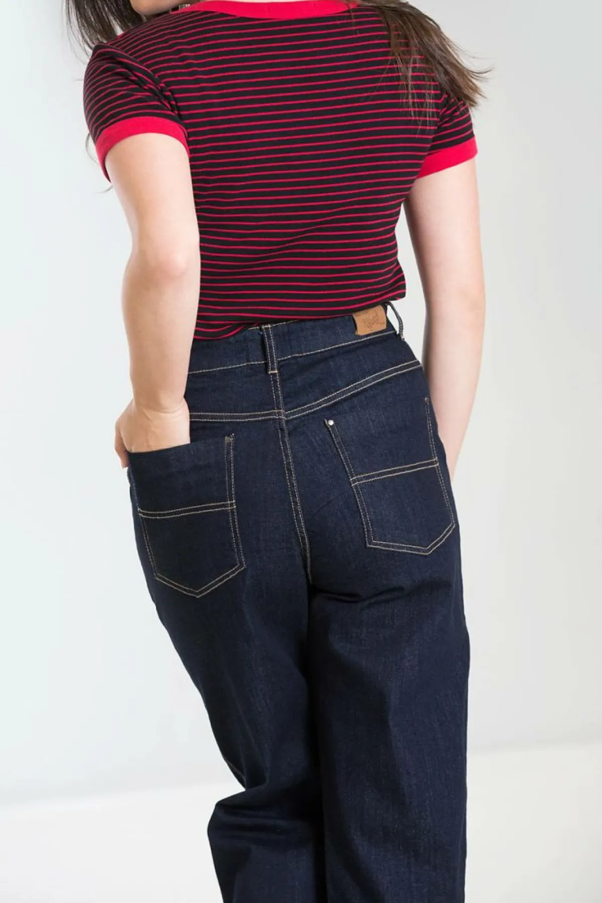 Women Hell Bunny Trousers<Weston Denim Trousers