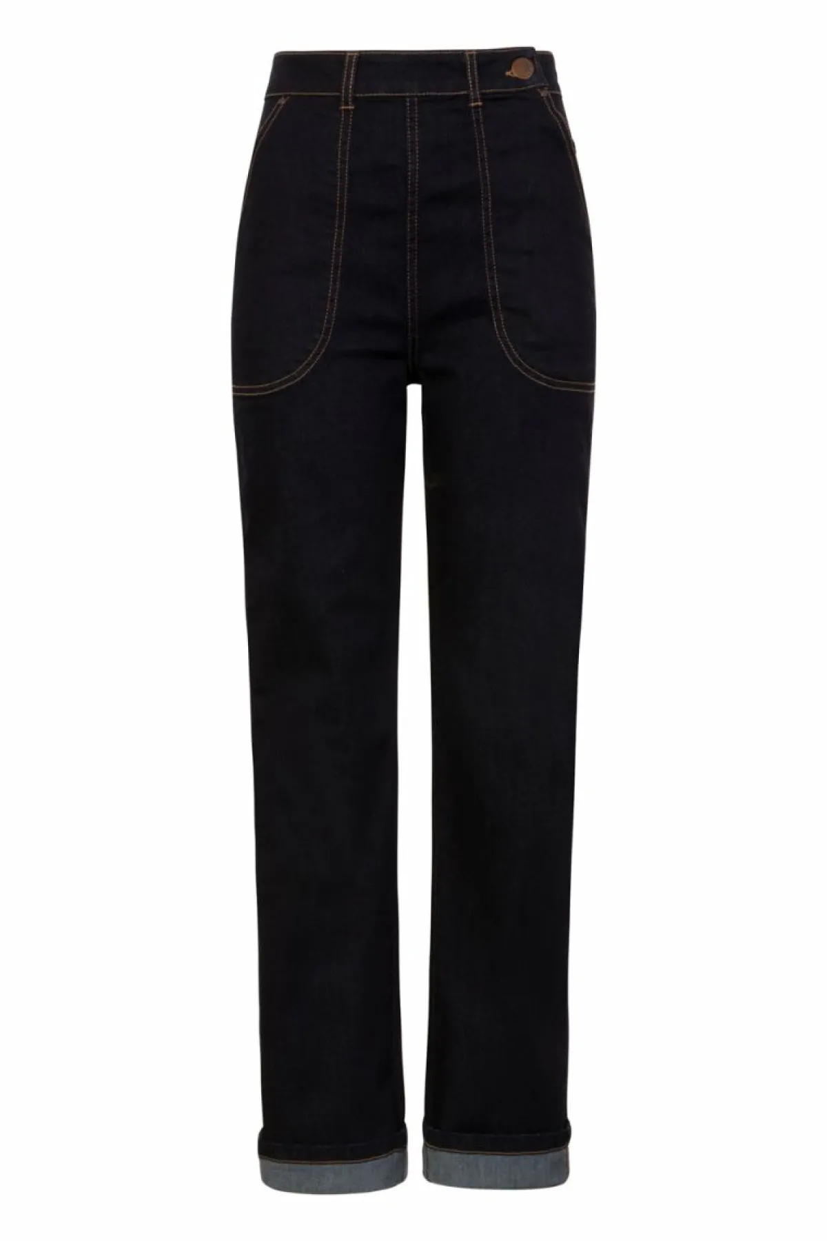 Women Hell Bunny Trousers<Weston Denim Trousers