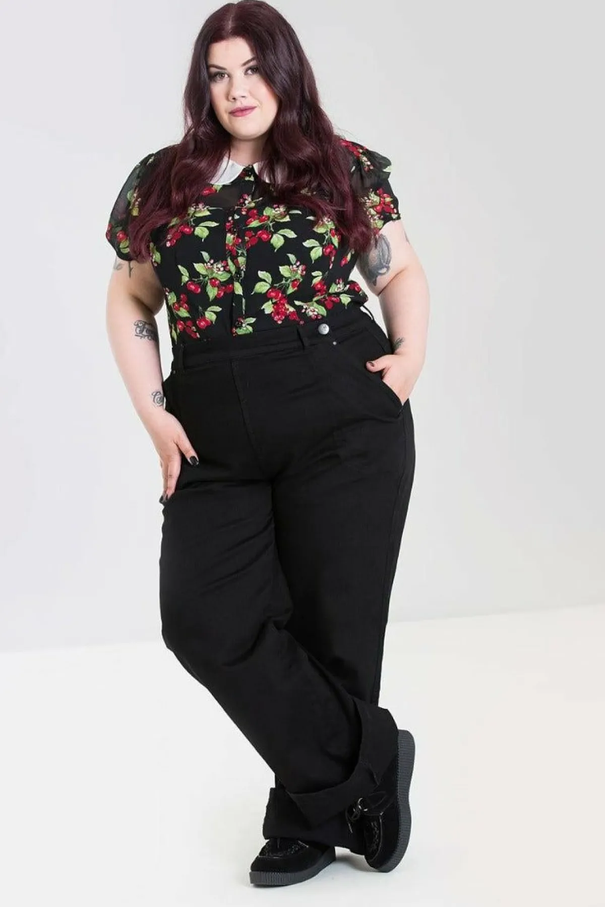 Women Hell Bunny Trousers<Weston Denim Trousers