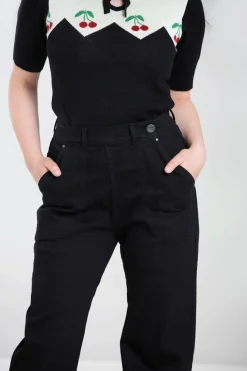 Women Hell Bunny Trousers<Weston Denim Trousers