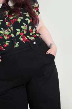 Women Hell Bunny Trousers<Weston Denim Trousers