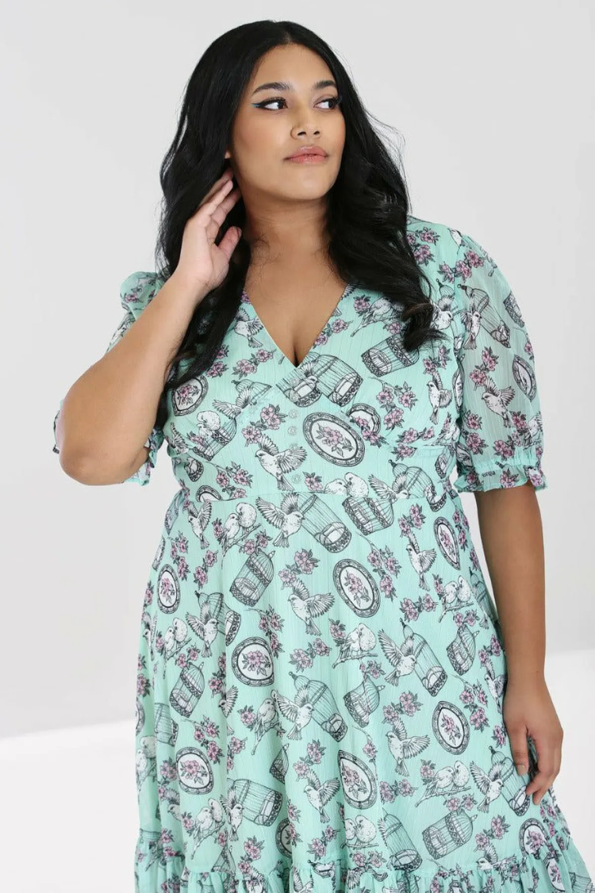 Women Hell Bunny Midi Dresses<Willow Sparrow Dress