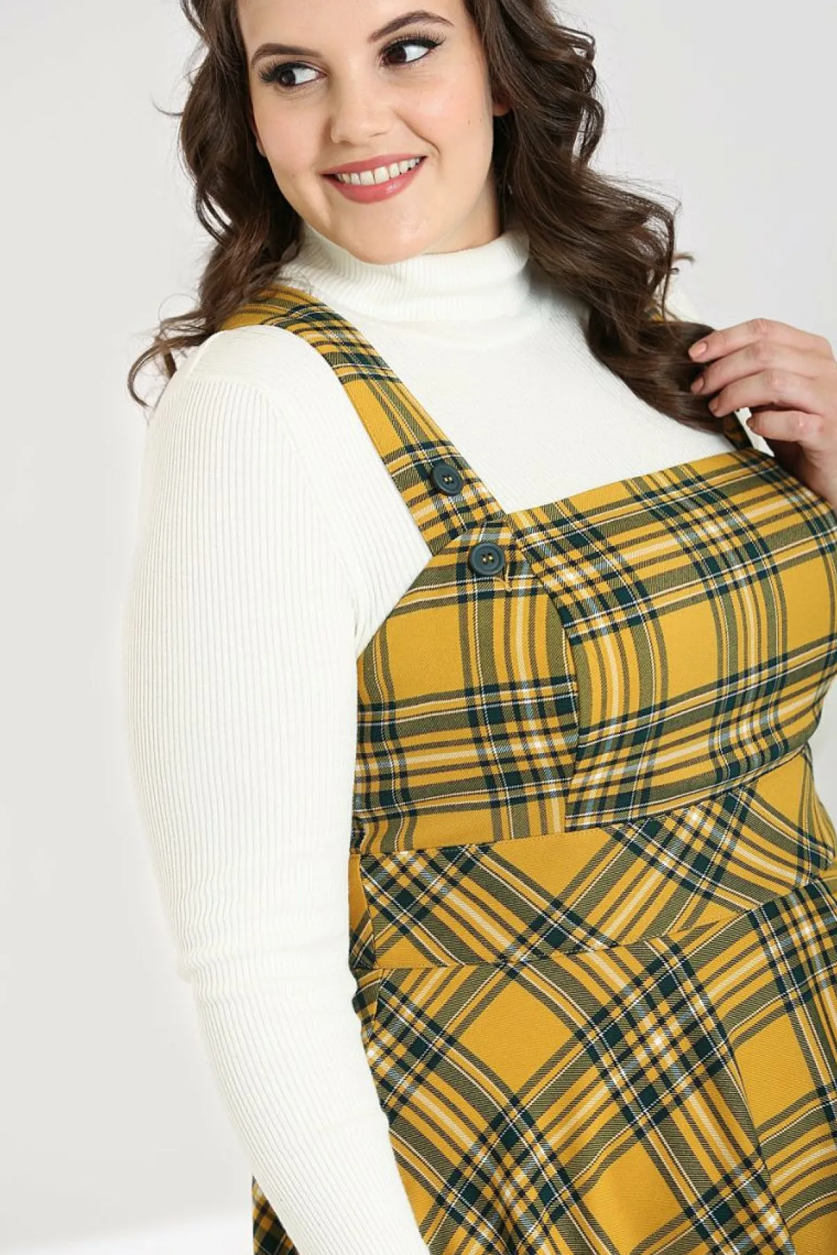 Women Hell Bunny Midi Dresses<Wither Pinafore Dress
