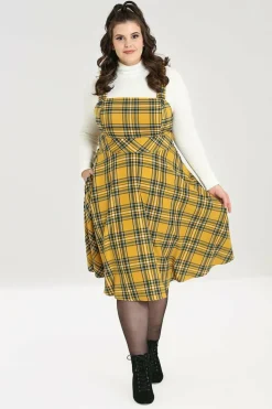 Women Hell Bunny Midi Dresses<Wither Pinafore Dress