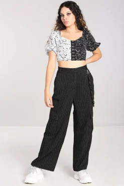 Women Hell Bunny Trousers<Wolfie Combat Trousers
