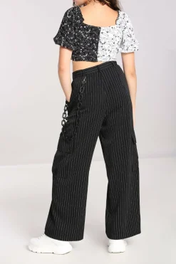 Women Hell Bunny Trousers<Wolfie Combat Trousers