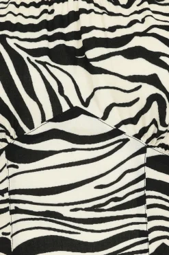 Women Hell Bunny Crop Tops<Zebra Crop Top