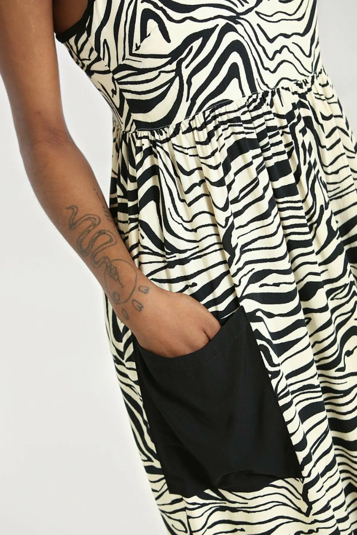 Women Hell Bunny Maxi Dresses<Zebra Maxi Dress