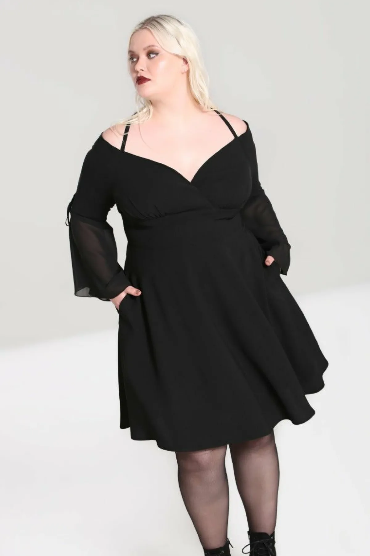 Women Hell Bunny Knee Dresses<Zelena Dress